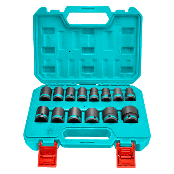 Total Socket Set Impact 1/2" Drive - 14 Pieces