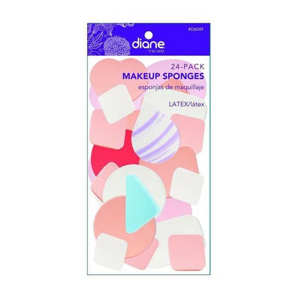 Professional Make-Up Sponges Assorted - 24 Pack