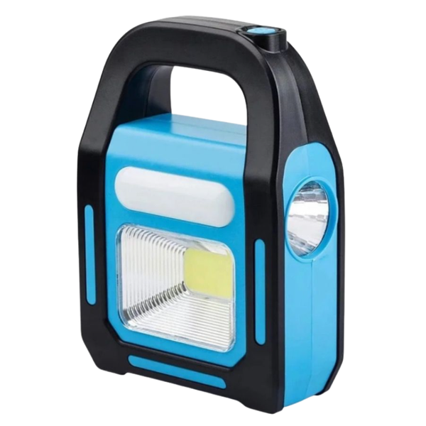 Solar Powered/USB Rechargeable Emergency, Flashlight/Torch with Power Bank