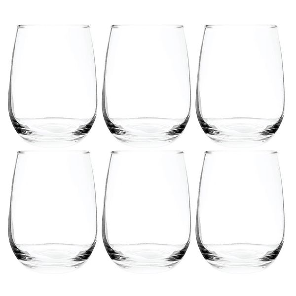 Regent Stemless Glass Tumbler 6 Pack - 500Ml