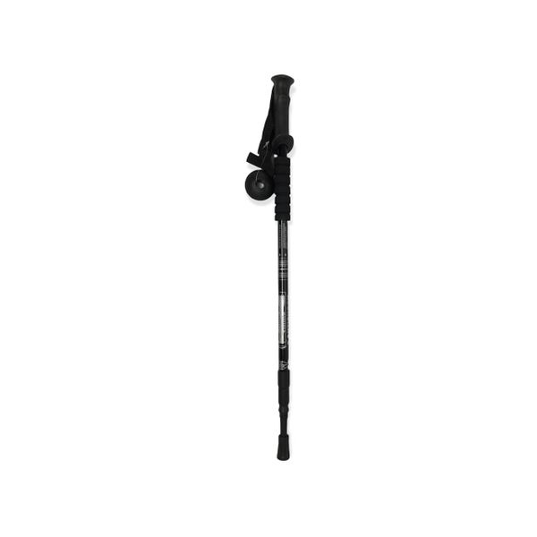 Hiking Stick - Telescopic Straight Handle - Black