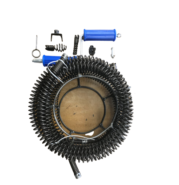 Drain Sewer Cleaner Plumbing Dredger with Cutter Heads and Feeder 12meters