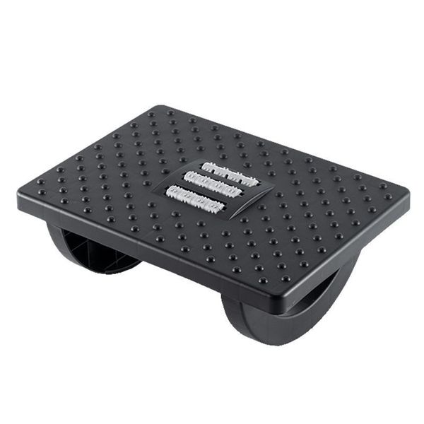 Comfort Rocking Foot Stool Underdesk Footrest with Foot Massage Roller
