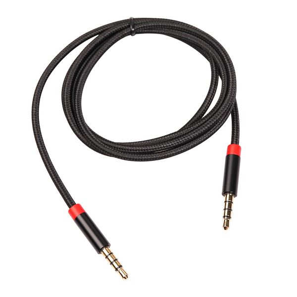 3.5mm Nylon Braided Audio Jack Auxiliary Cord for Headphones, Car