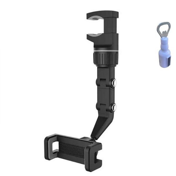SE-TQ16 Universal Mirror Clip Cell Phone Holder with Bottle Opener