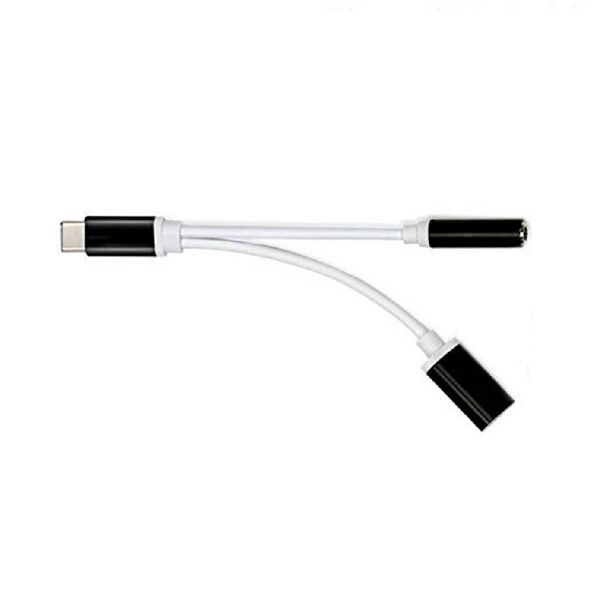 Techme Type C Headphone Adapter &amp; Power Socket Adapter Not for Samsung