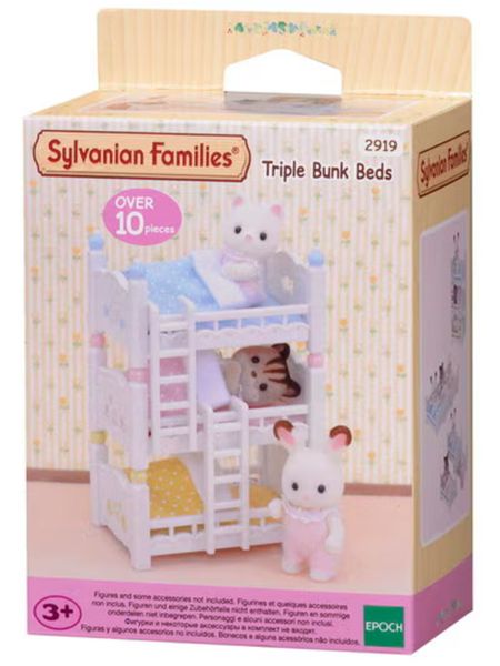 Sylvanian Family Triple Bunk Beds