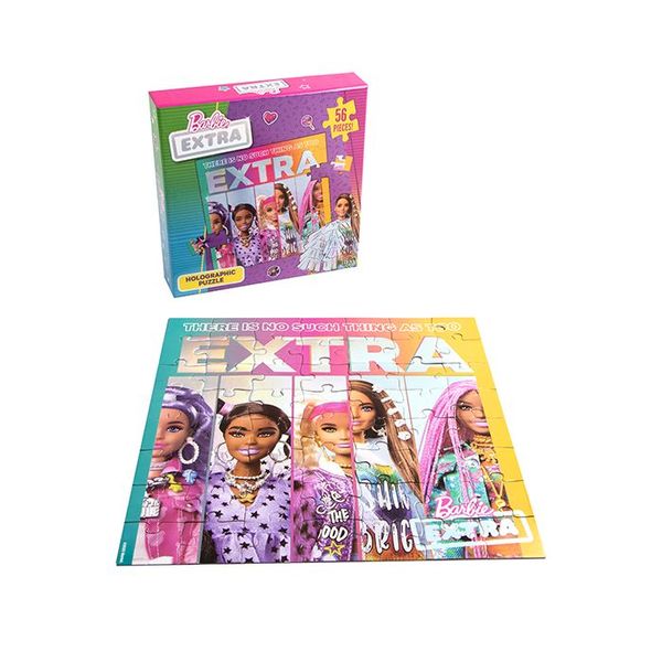 Barbie Extra 56 Piece Holographic Puzzle