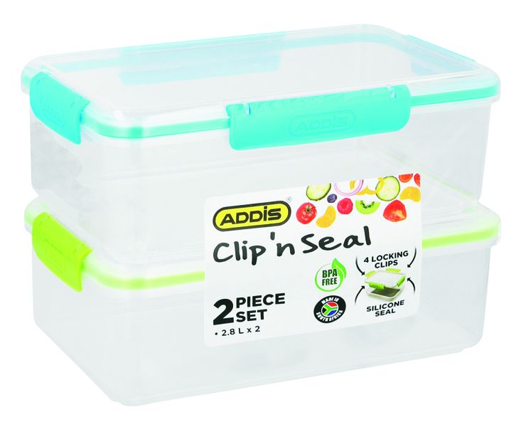Clip 'n Seal Set 2 x 2.8 Litre