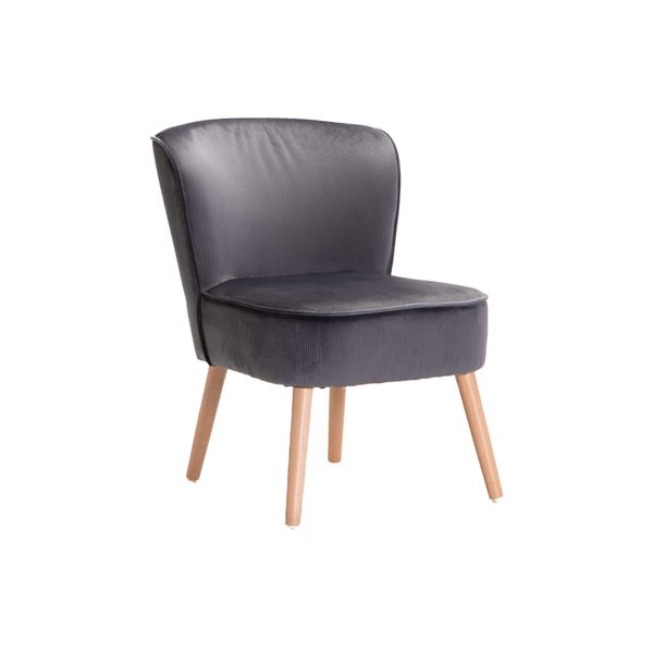 Beau Velvet Chair - Grey