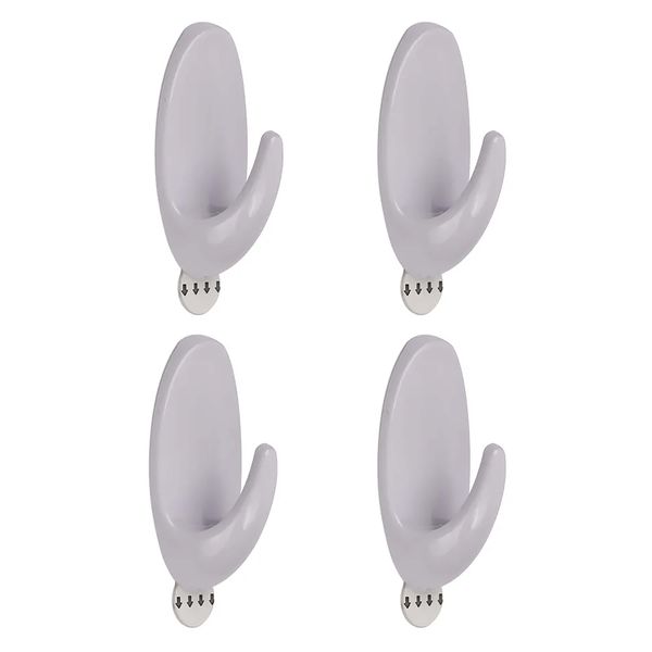 Dekton Gecko Grip 4 Piece Hook Set - White