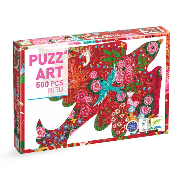 Djeco Puzz Art Puzzle - The Bird 500 pcs