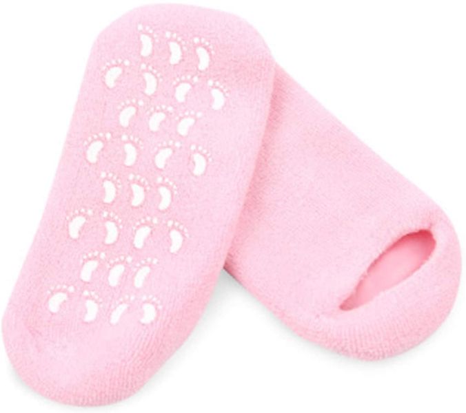 Foot Care-Spa Gel Moisture Socks - Pink