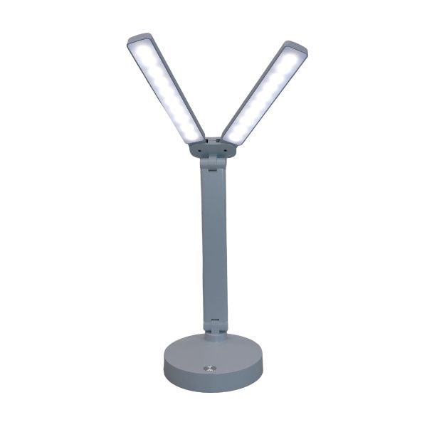 Double Head Table Lamp USB Rechargeable