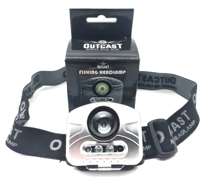 Outcast Fishing Headlamp (batteries not included)