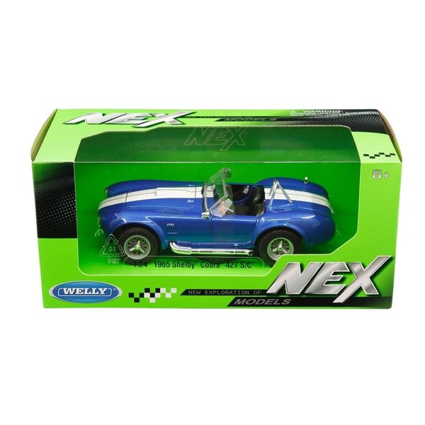 Welly - NEX 1/24 Scale 24002W - 1965 Shelby Cobra 427 SC - Blue