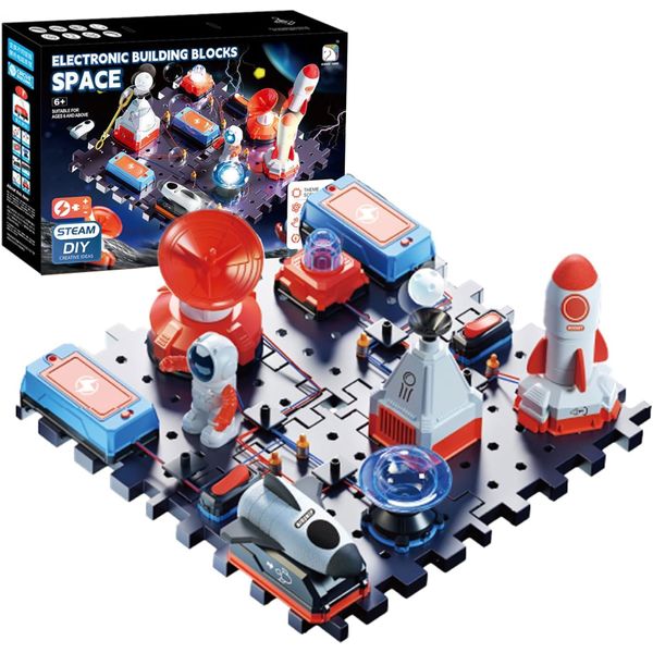Space Science Circuit Kits For Kids 30PCS Electronics Exploration STEM Kit
