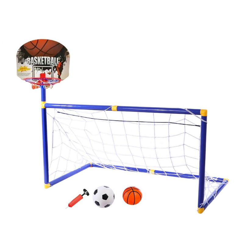 2-in-1 Soccer Basketball Goal Post Net Set For Kids | Shop Today. Get ...