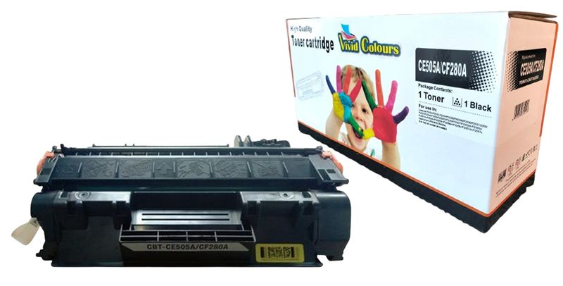 Vivid Colours Compatible with HP 05A / CE505A / CF280A Toner Cartridge