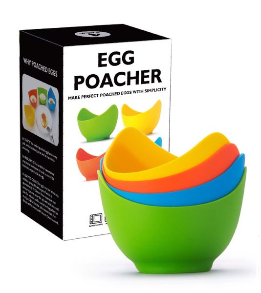 Silicone Egg Poacher – 4 Piece