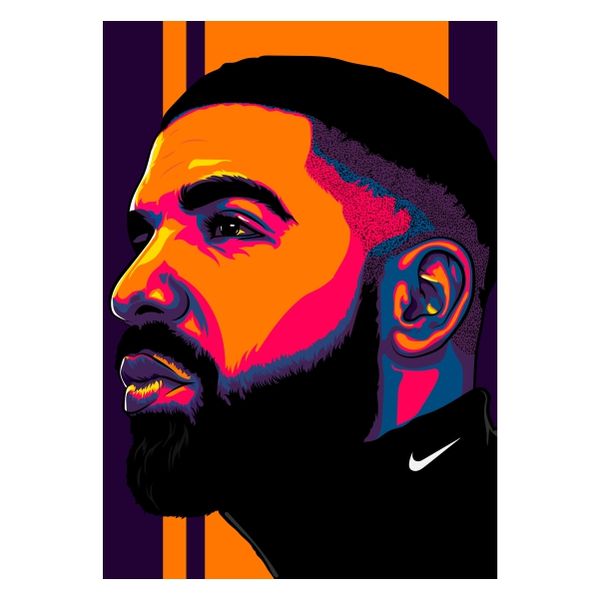 Drake Colour Art - A1 Poster
