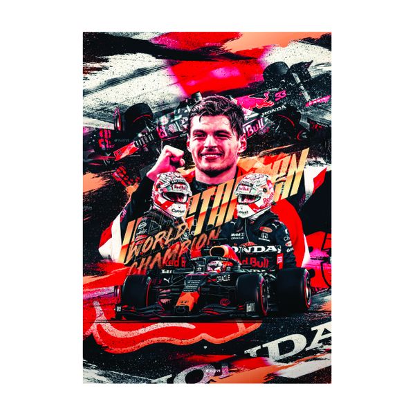 World Champion Honda Max Verstappen - A1 poster
