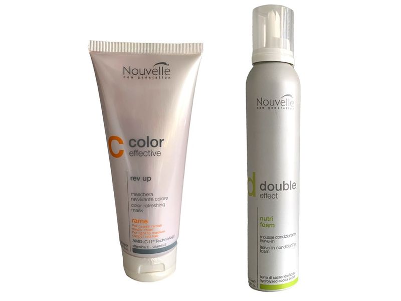 Nouvelle Double Effect Nutri Foam 200ml &amp; Rev Up Red (Rosso) 200ml