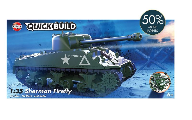 Quickbuild Vehicles Sherman Firefly Tank