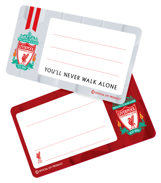 Liverpool Fc Self-Adhesive Book Labels 16'S