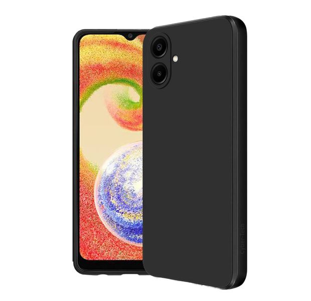 Liquid Silicone Back Case Compatible with Samsung Galaxy A03 Core - Black