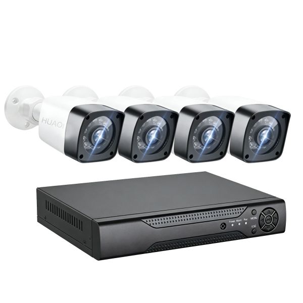 4 Channel 1080P CCTV Camera System +IP66 Waterproof