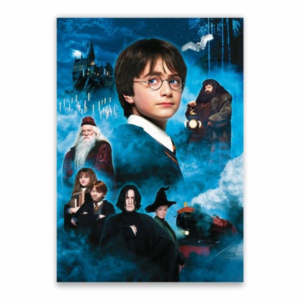 Philosopher's Stone Character Collage Poster - A1