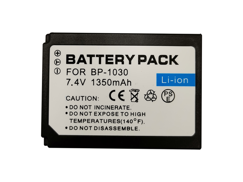 1350mAh Lithium-ion Battery for Samsung BP1030, Samsung NX200 / NX210