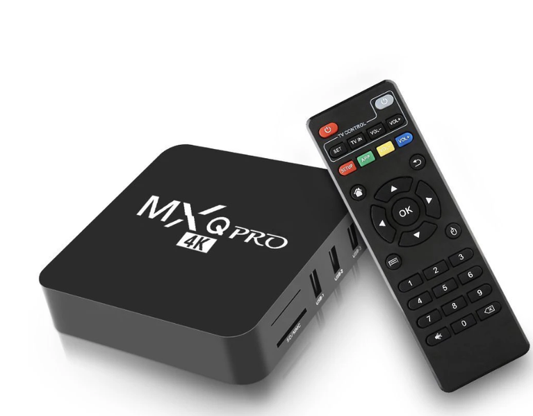 MXQ PRO Tv Box. 16GB Storage, 2GB Ram. Android 12. Batteries Included.
