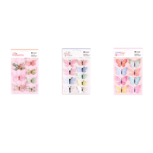 Rosie's Studio Butterfly Embellishments Set