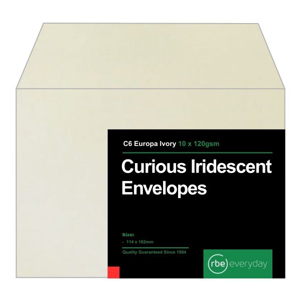 RBE Curious Iridescent C6 Envelopes