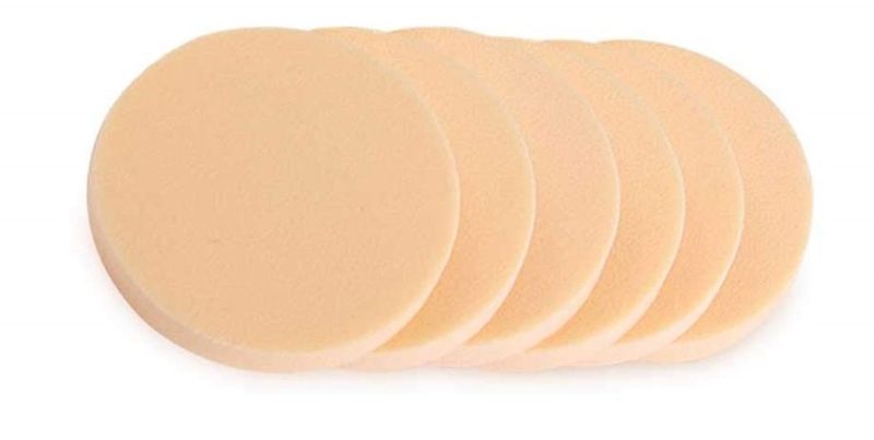 6 x Dry and Wet Facial Sponges Face Wash Cleansing Makeup Sponge