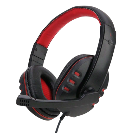 Sound Isolation Gaming Headset With Clear Sound Quality - Red & Black Image