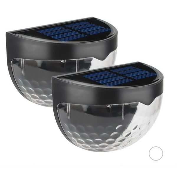 Solar Fence Light Starburst Water Droplet Outdoor LED