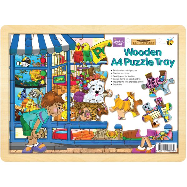 RGS Group Wooden A4 Puzzle Tray
