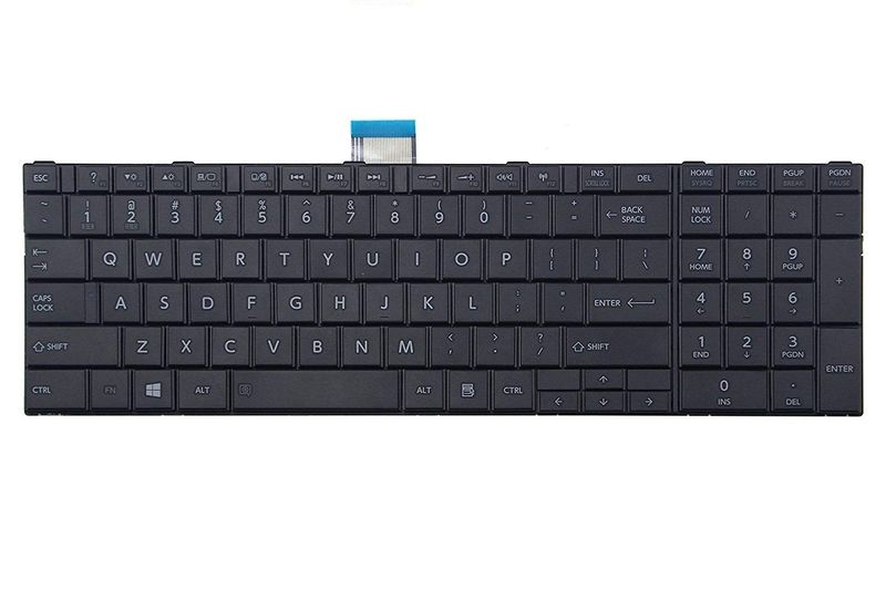 Brand new replacement keyboard with frame for Toshiba Satellite C850 C850D