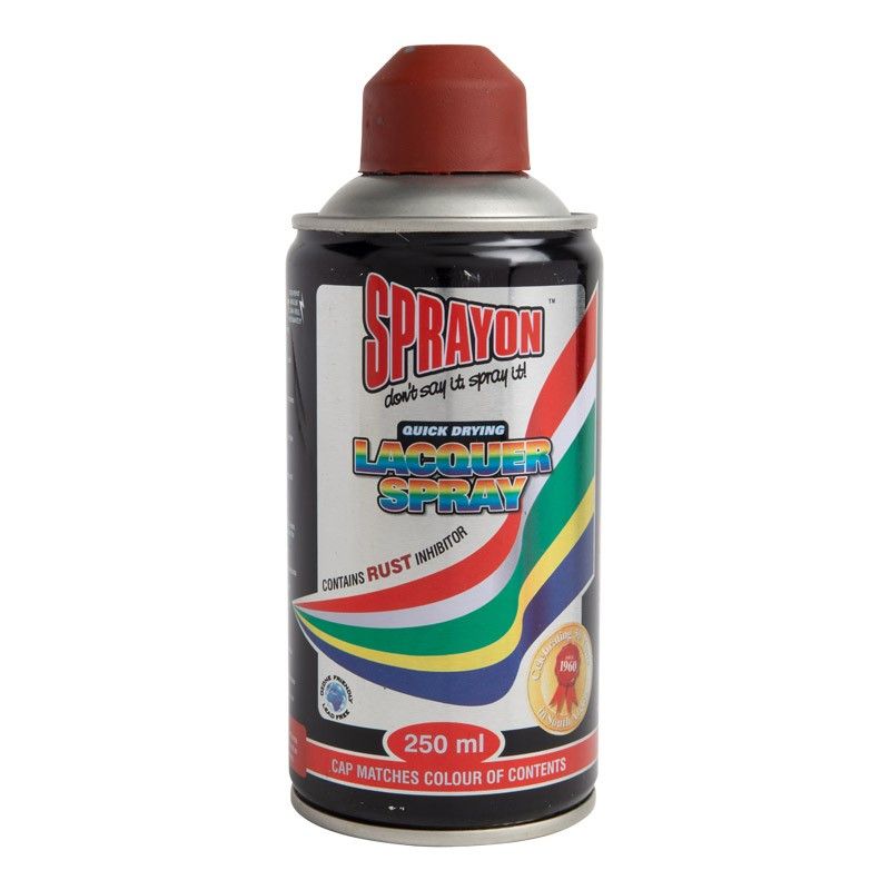 Sprayon Red Oxide Primer Lacquer Spray Paint (250ml) Shop Today. Get