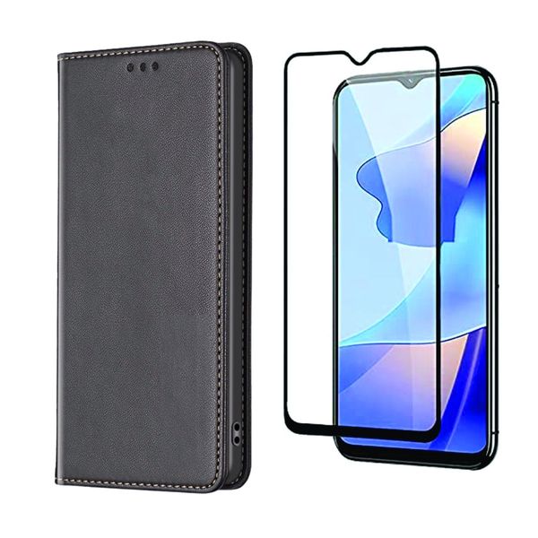 Flip Cover + Screen Protector Combo Compatible With Samsung Galaxy A05s