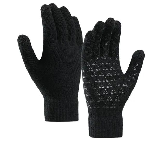 Winter Gloves Touch Screen Knitted Warm Layer Driving Cycling Outdoor