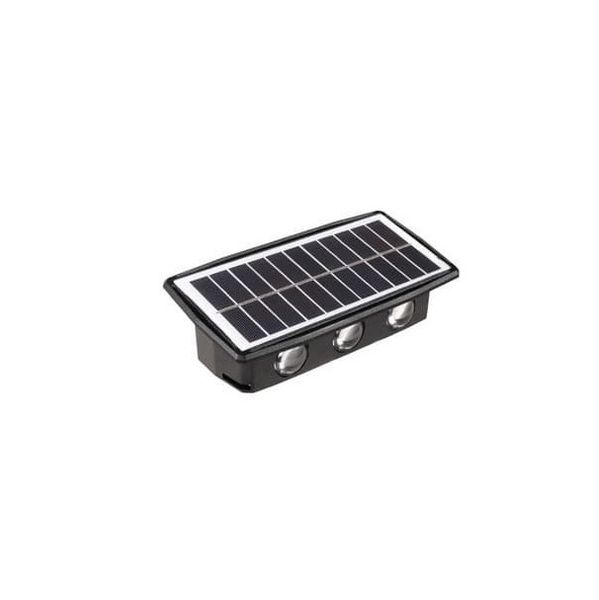 DESAI Outdoor LED Solar Wall Light-Warm White