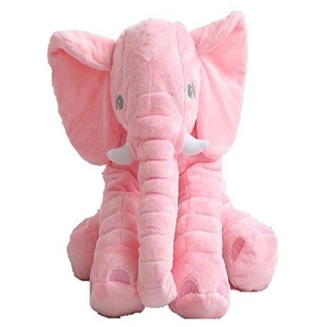 Pink elephant baby outlet pillow