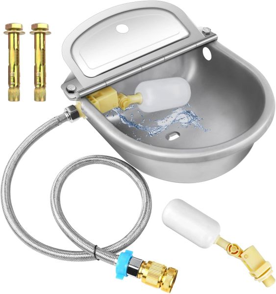 Automatic Water Dispenser for Dog Poultry and Livestock Drinking Water Bowl