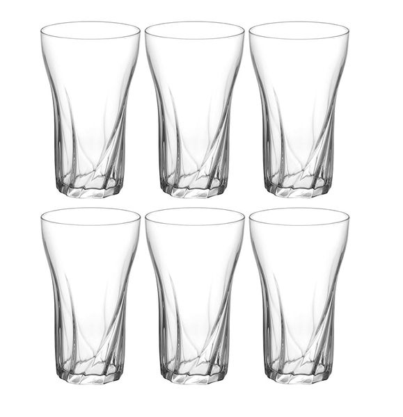 Elegant 6 Piece Hi-ball Glass Set - 375ml