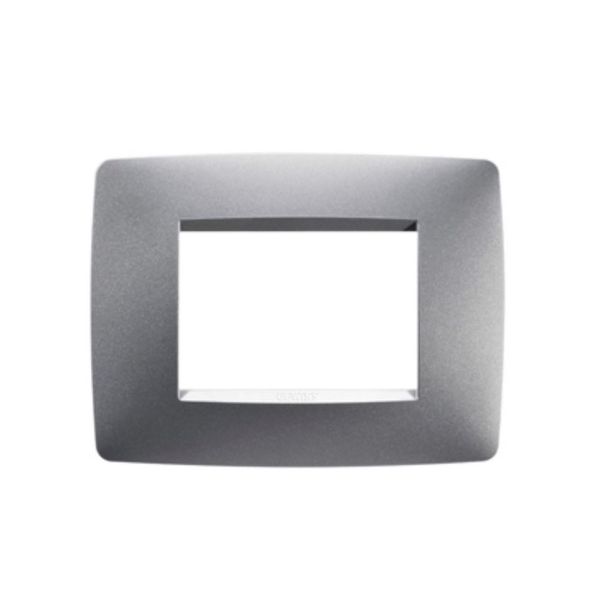 ACDC - Gewiss Chorus Titanium One 3-Gang Cover Plate