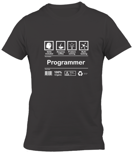TUP White T-Shirt - Programmer Two